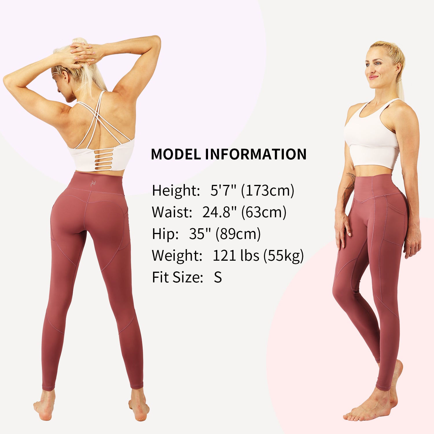What is High Waist Women Yoga Pants Non See Through Breathable